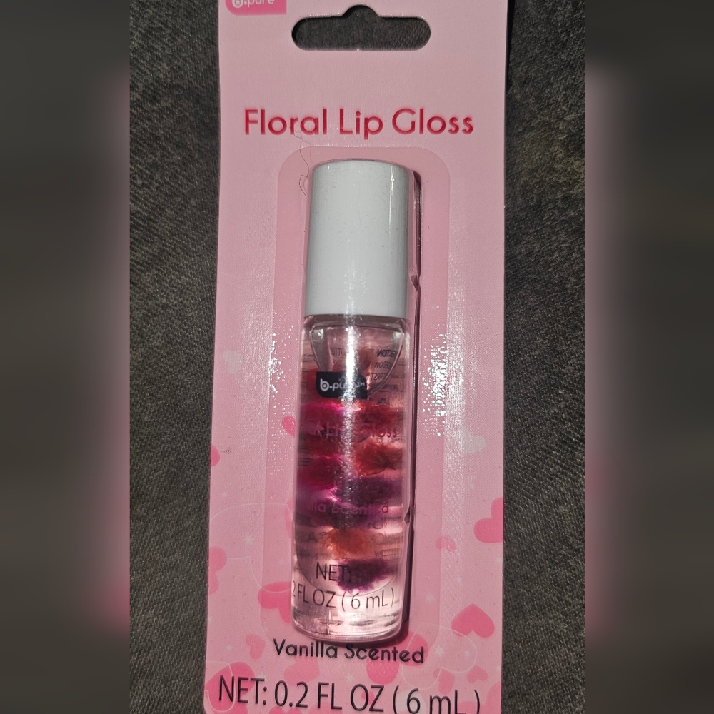 NIB B PURE FLORAL VANILLA LIPGLOSS